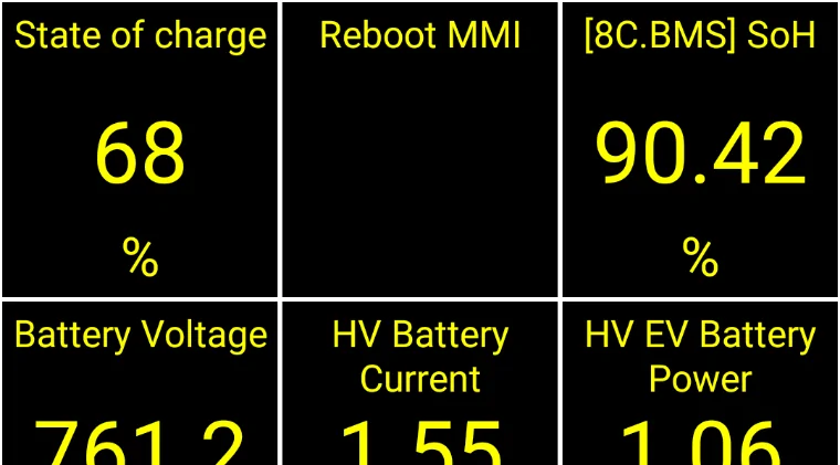 Porsche Taycan 🔋 Baseline for HV Battery SoH Performance (Battery Degradation Data by Taycan Owners) Screenshot_20220726-153754~2