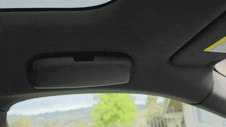 Porsche Taycan Sunglasses holder in place of grab handle Holder