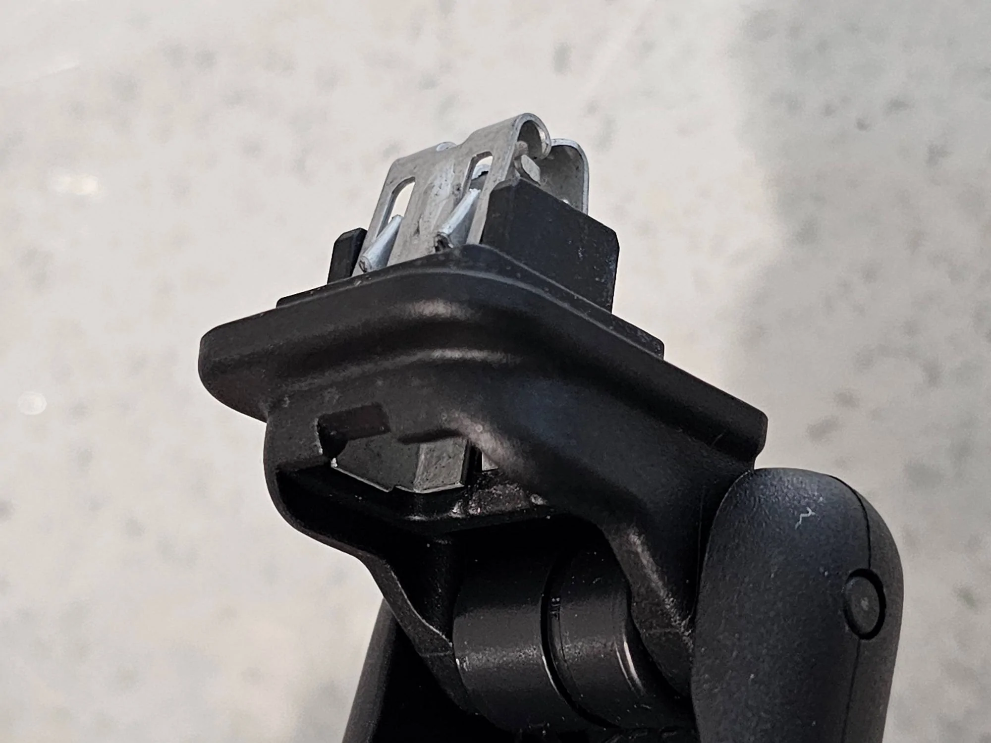 Porsche Taycan Sunglasses holder in place of grab handle handle cli