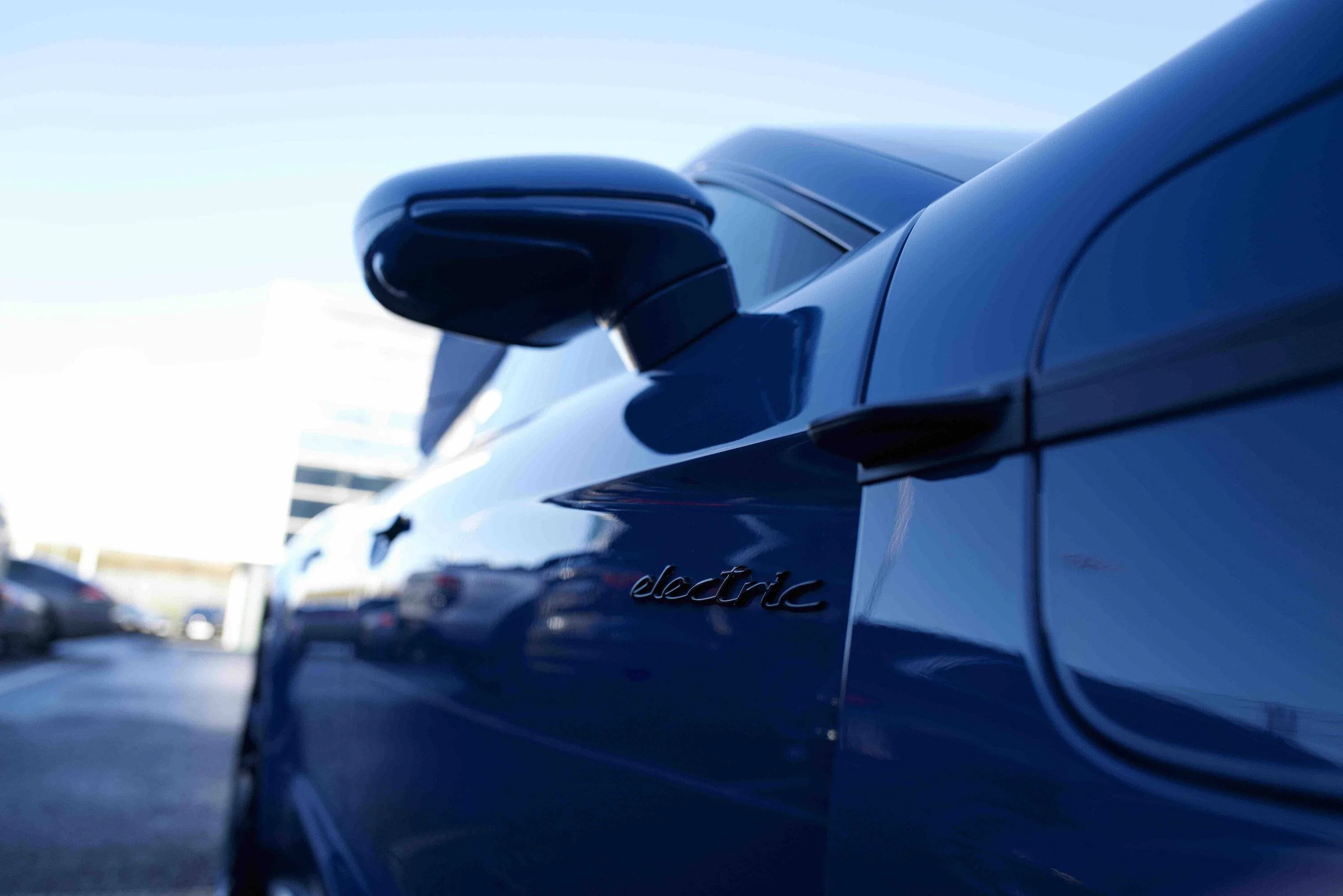 Porsche Taycan “Electric” Logo on doors L1000436