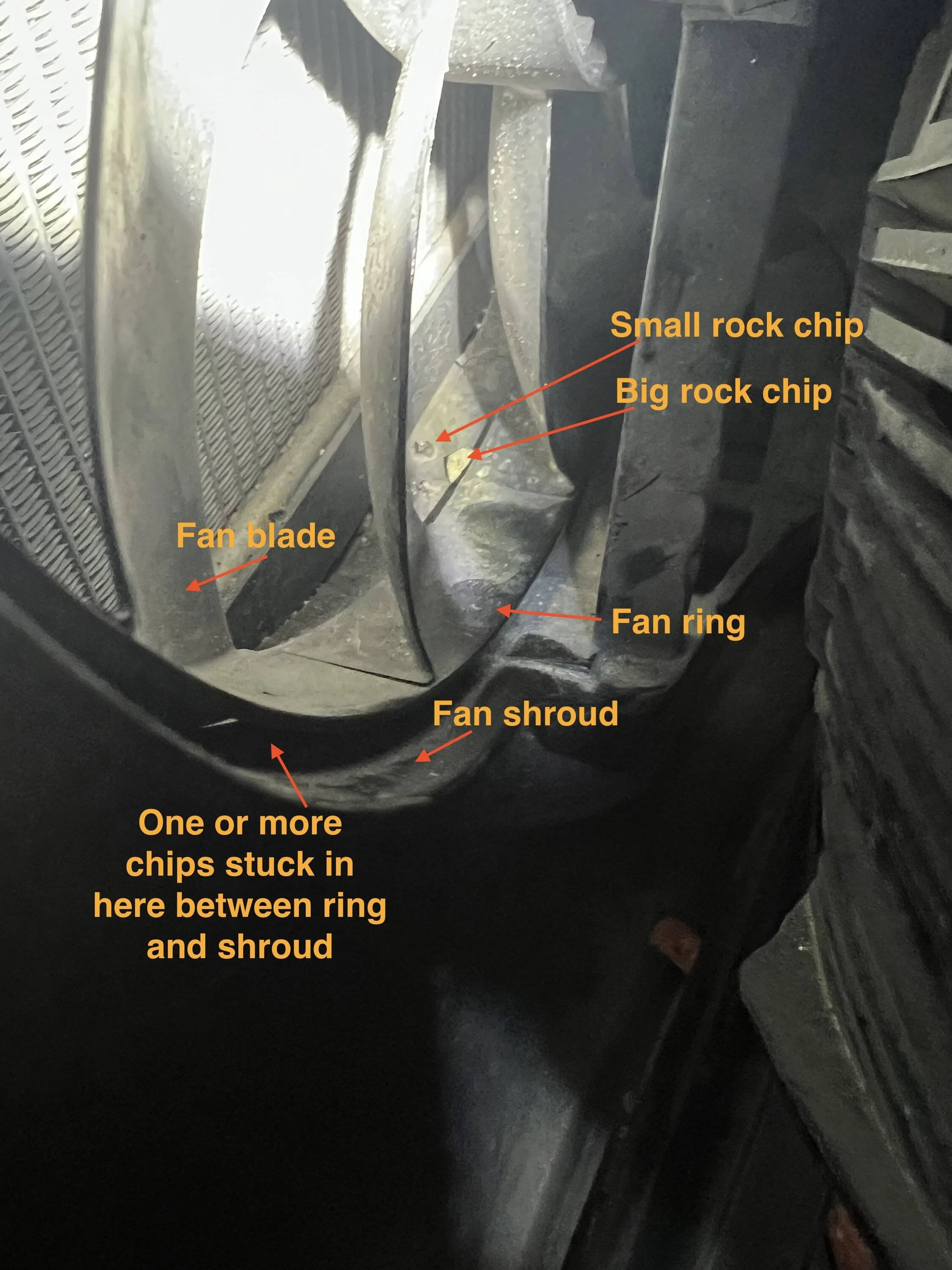 Porsche Taycan SOLVED - Horrible motor or fan noise(s) on returning home from short trip Rock chips