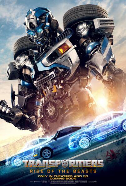 Porsche Taycan Claim your complimentary Transformers: Rise of the Beasts official poster. Transformers Filmposter english