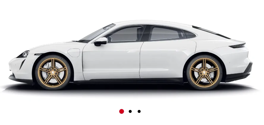 Porsche Taycan Aurum gold GTS wheels fitted on Taycan 4S IDxEehE