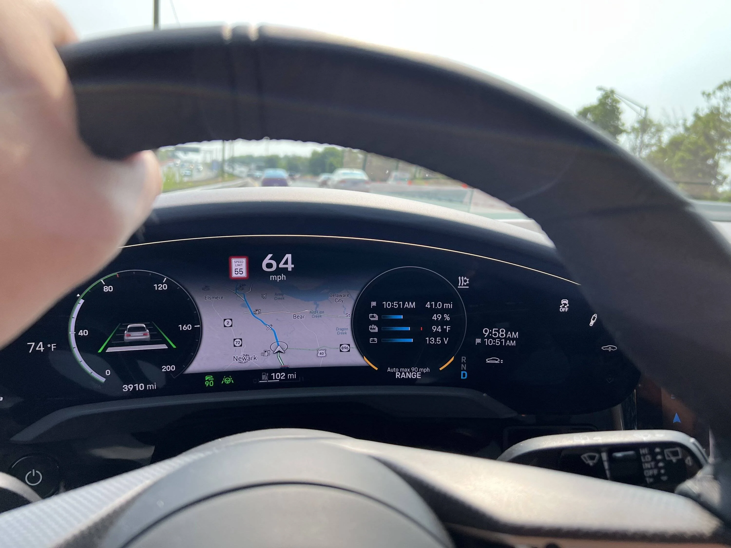 Porsche Taycan Porsche Navigation vs ABRP vs Apple Maps EV Routing -- Pros and Cons IMG_7139