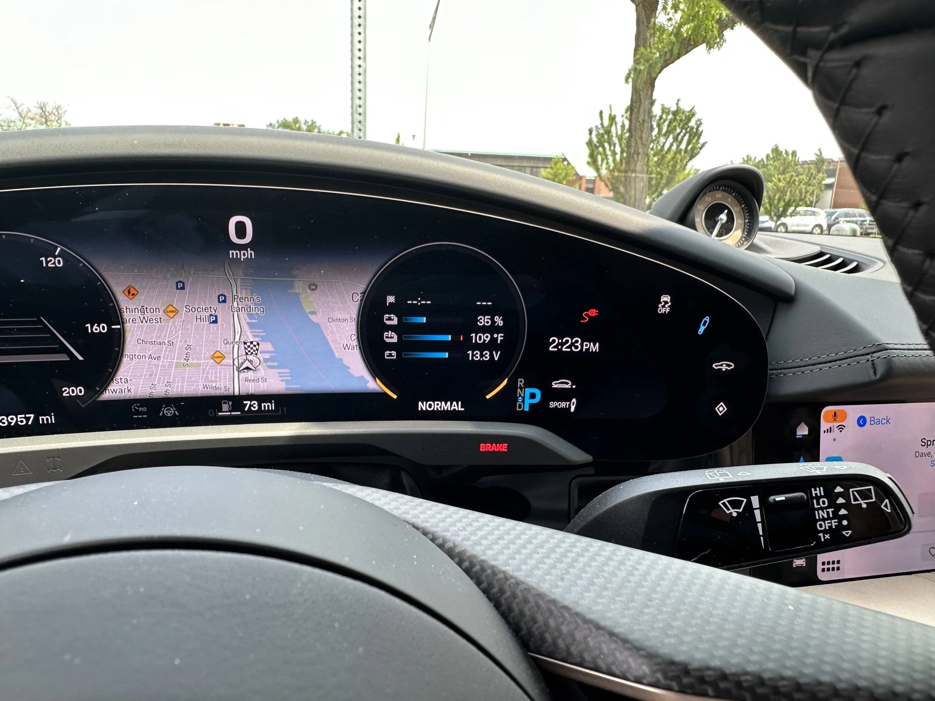 Porsche Taycan Porsche Navigation vs ABRP vs Apple Maps EV Routing -- Pros and Cons IMG_4717