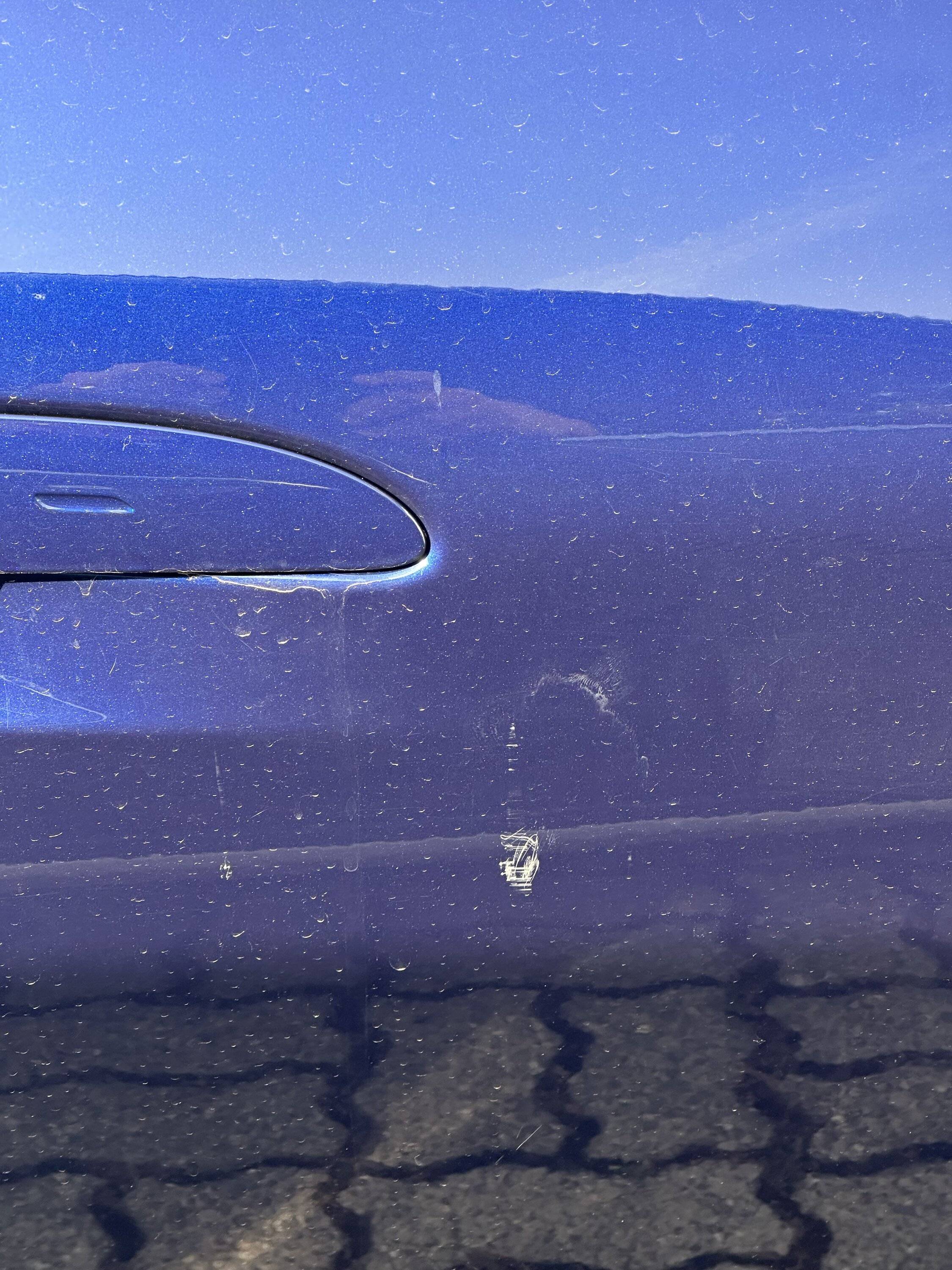 Porsche Taycan Touching up scratches on paintwork? IMG_7753