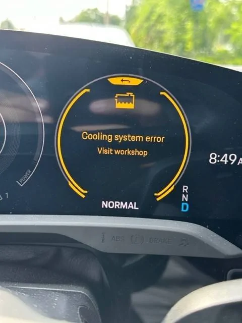 Porsche Taycan Cooling System Error message Cooling System Error