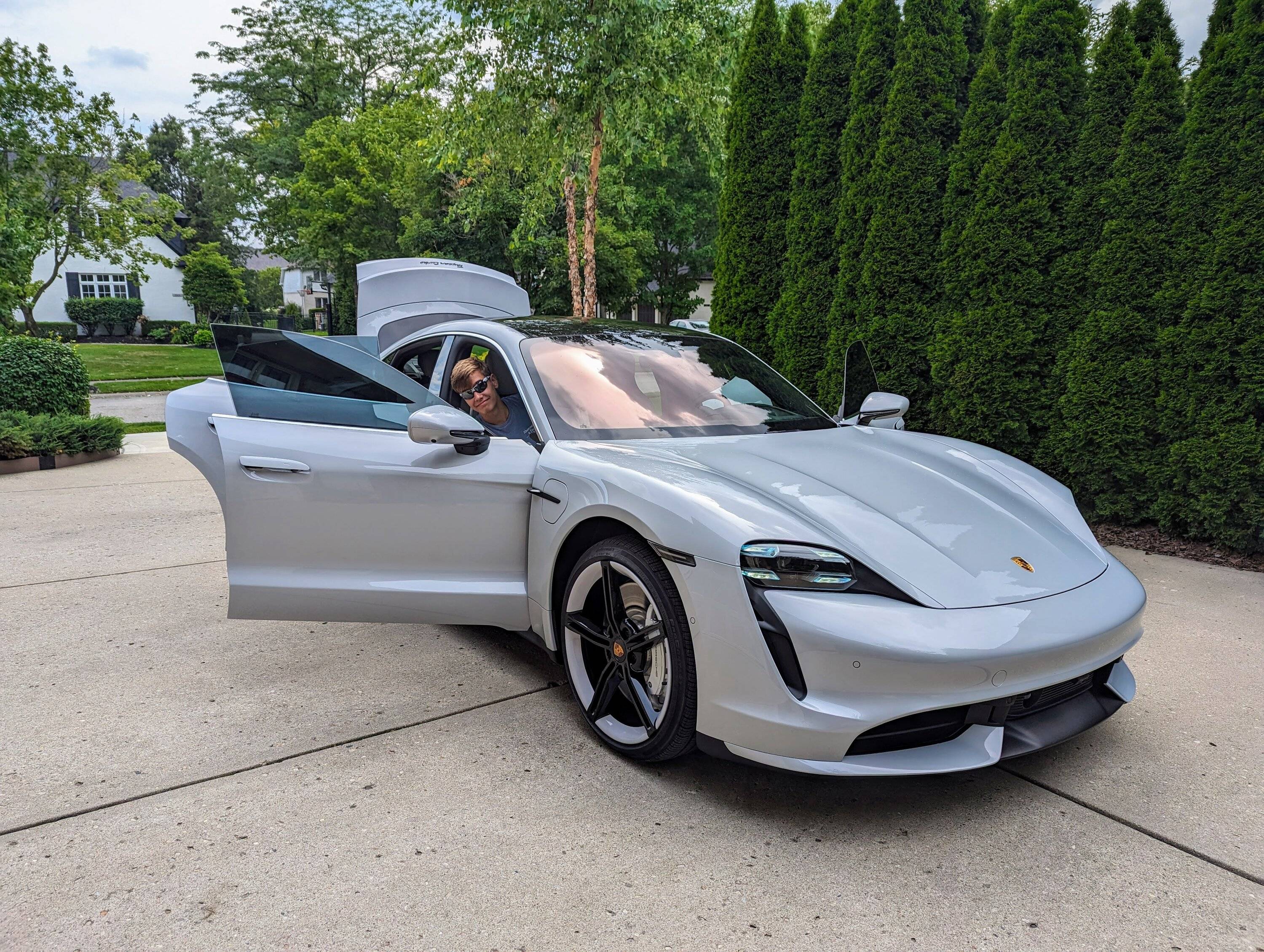 Porsche Taycan Delivery and First 100 miles impressions Home at Last