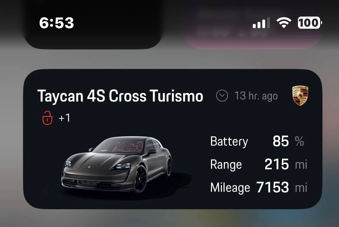 Porsche Taycan MyPorsche app updated IMG_2118