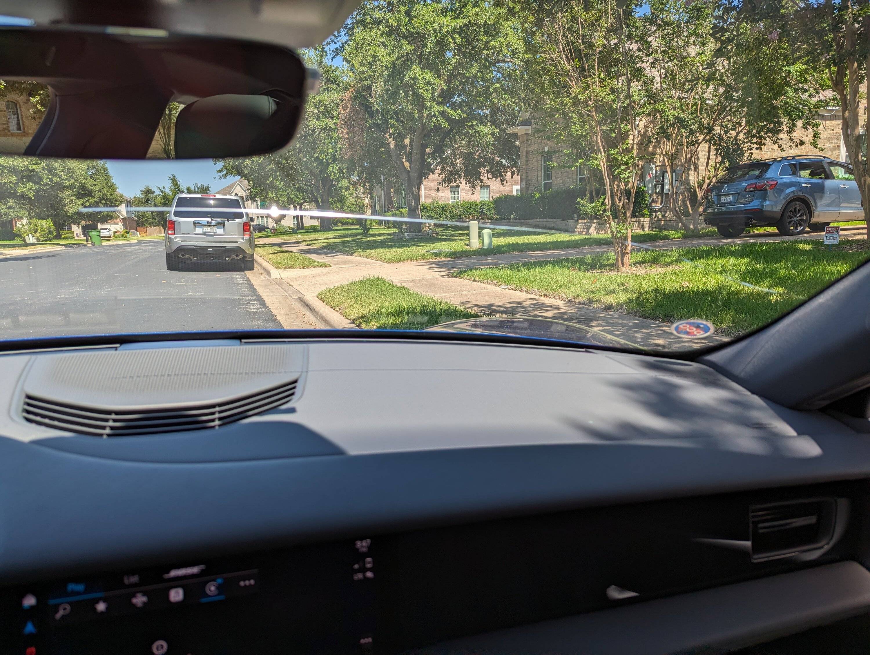 Porsche Taycan Cracked Windscreen PXL_20230627_204718949