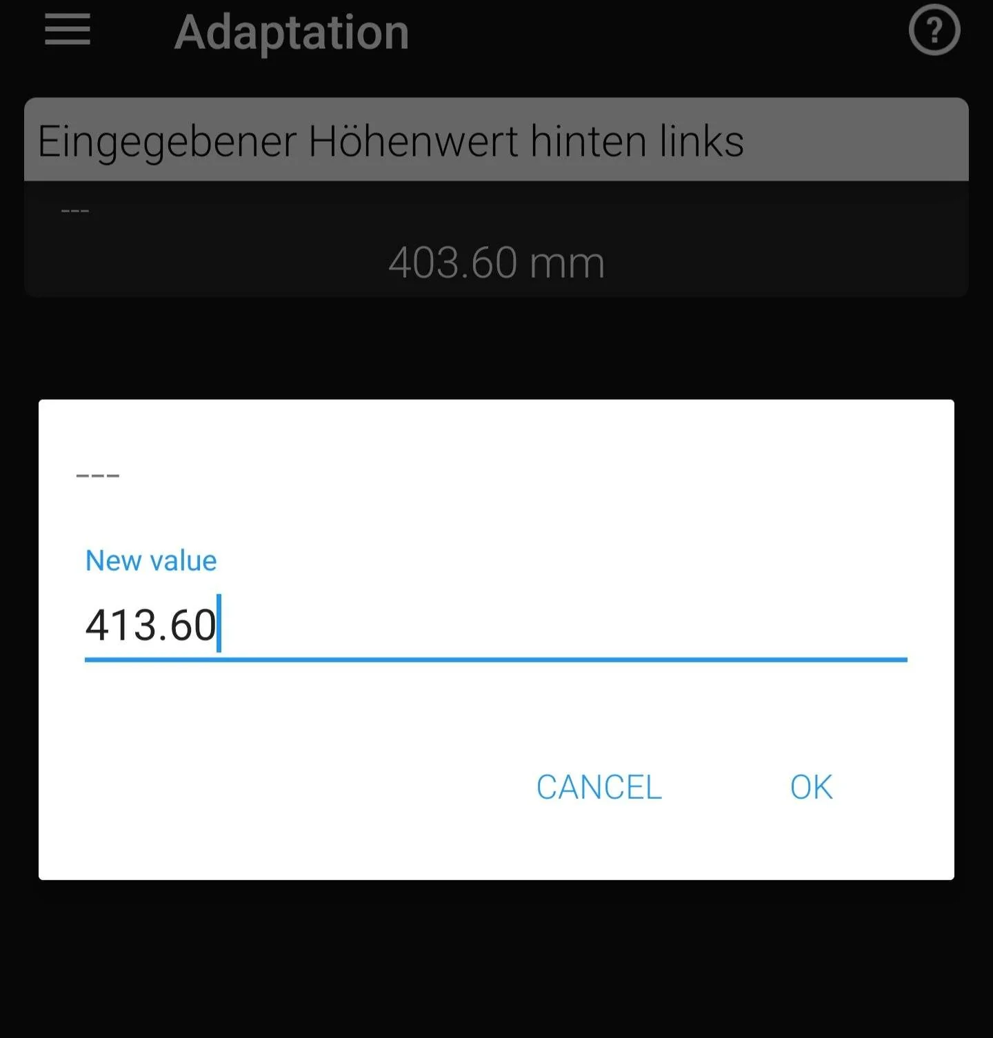 Porsche Taycan Lowering the E-Tron GT with OBDeleven screenshot_20230709_074202_obdeleven-vag-jpg