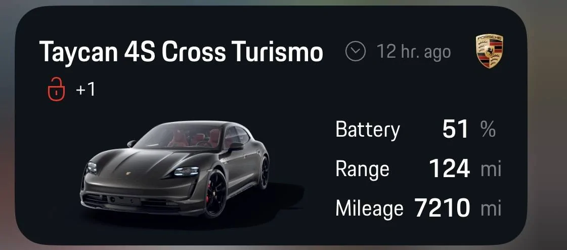 Porsche Taycan MyPorsche app updated IMG_2152
