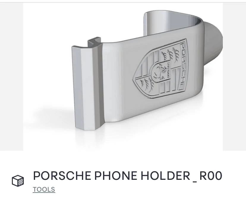 Porsche Taycan My 3D printed Taycan phone holder IMG_5031