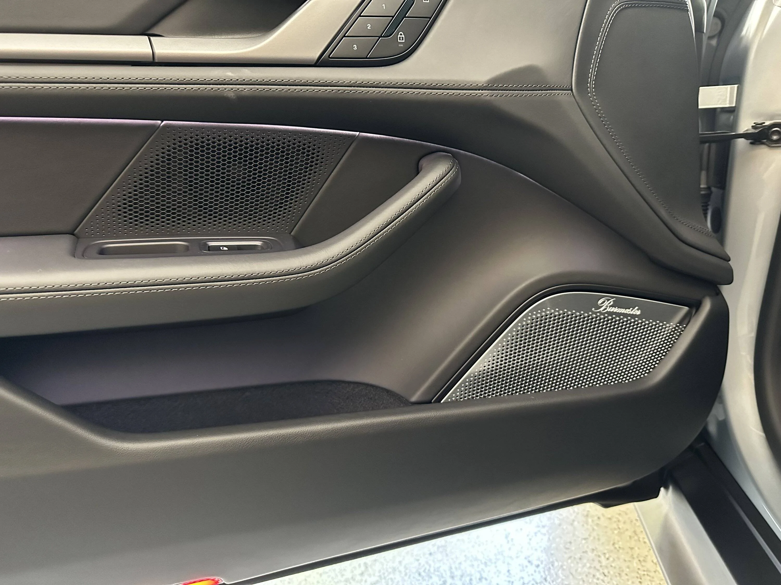 Porsche Taycan Burmester sound system option IMG_2523