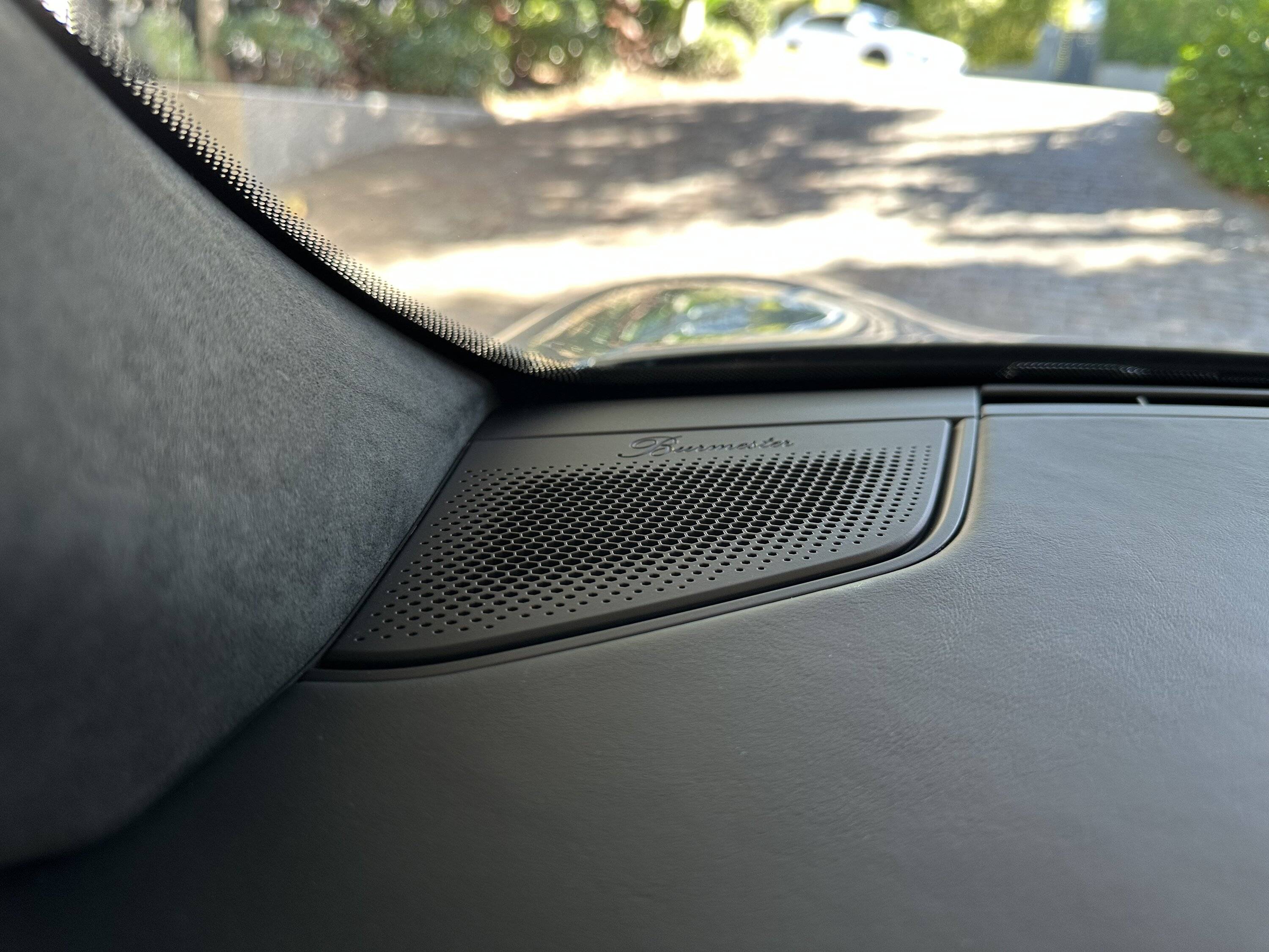 Porsche Taycan Burmester sound system option IMG_2527