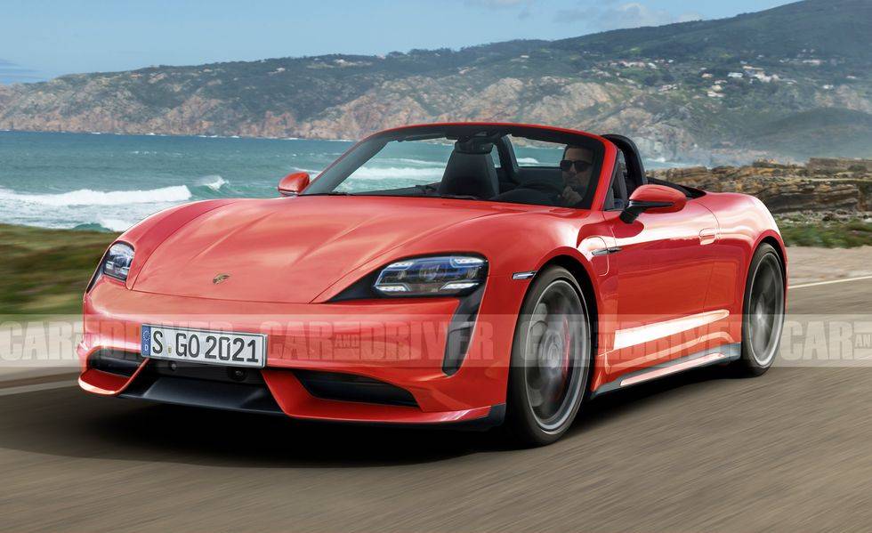 Porsche Taycan Possible 2025 718 EV styling (rendering) r-6410b7f34f961.jpg?crop=0.805xw:0.787xh;0.152xw,0