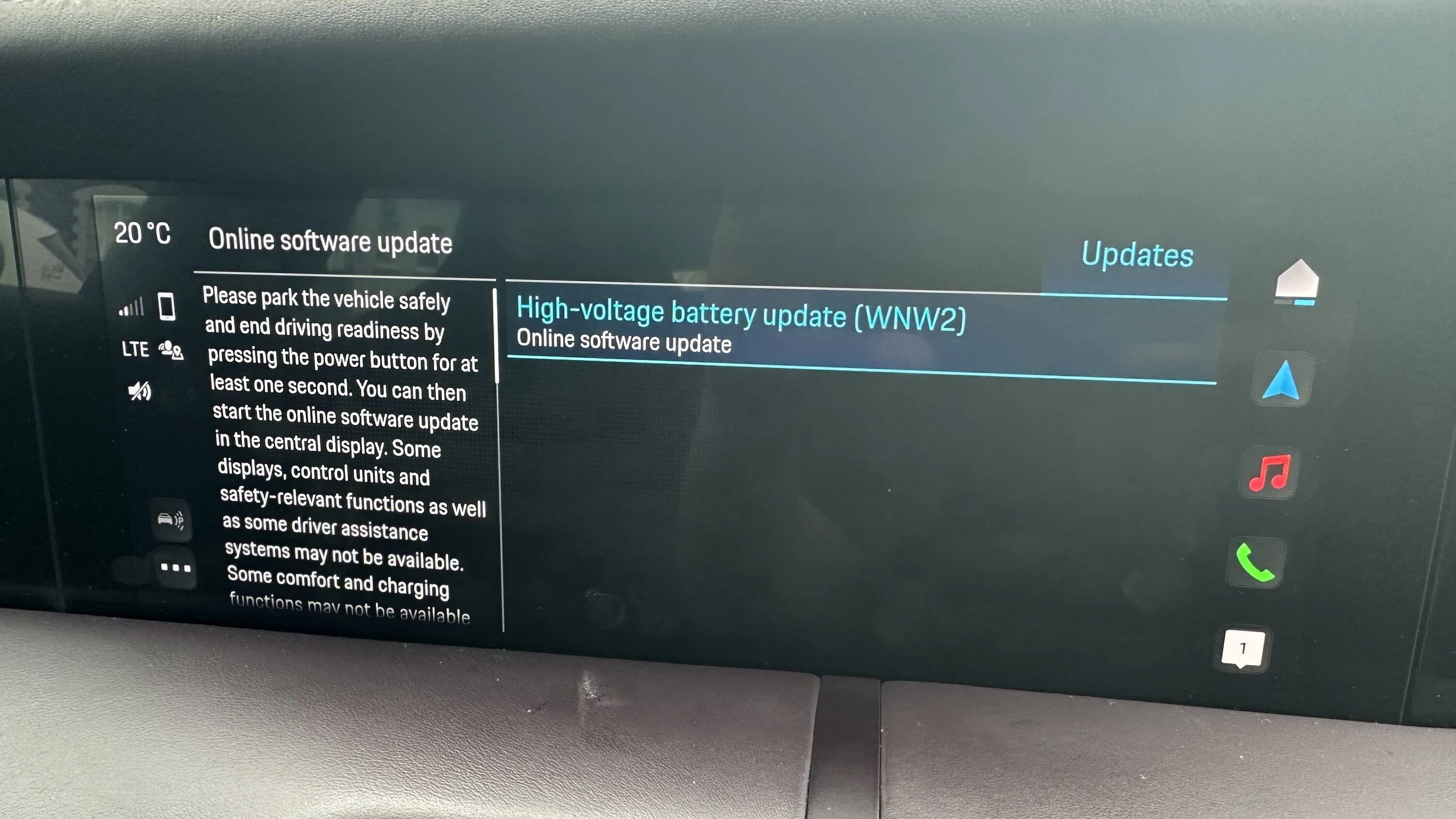 Porsche Taycan OTA Software Update (July 17, 2023)! IMG_9122