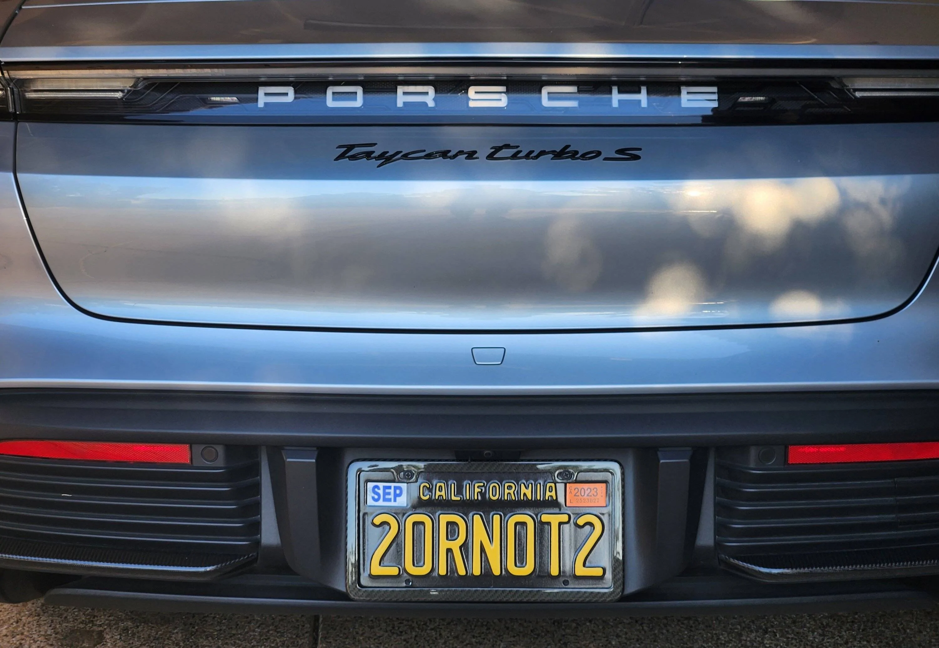 Porsche Taycan Private plates - cheesy or cool? 20230719_191203-01