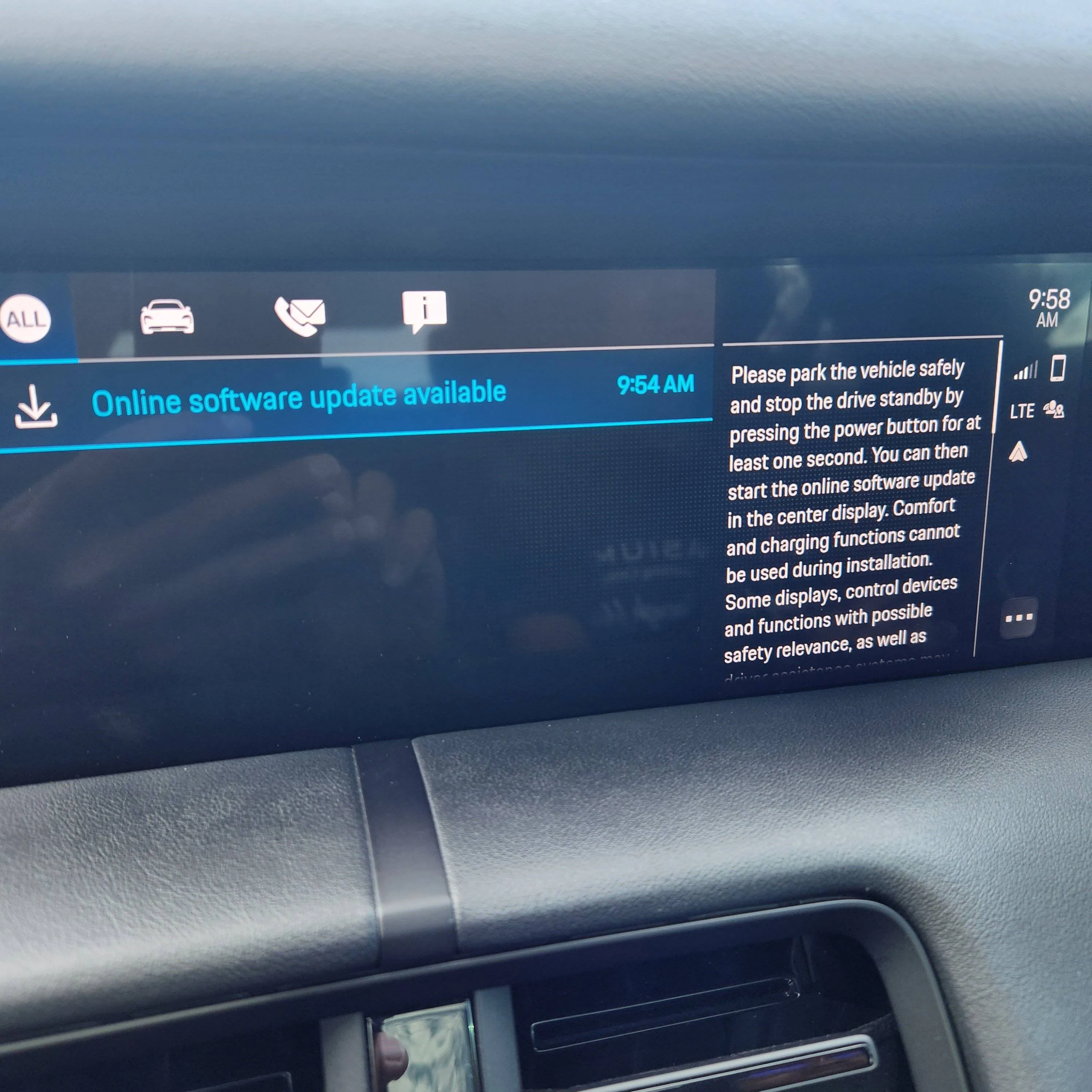 Porsche Taycan OTA Software Update (July 17, 2023)! 20230722_095805