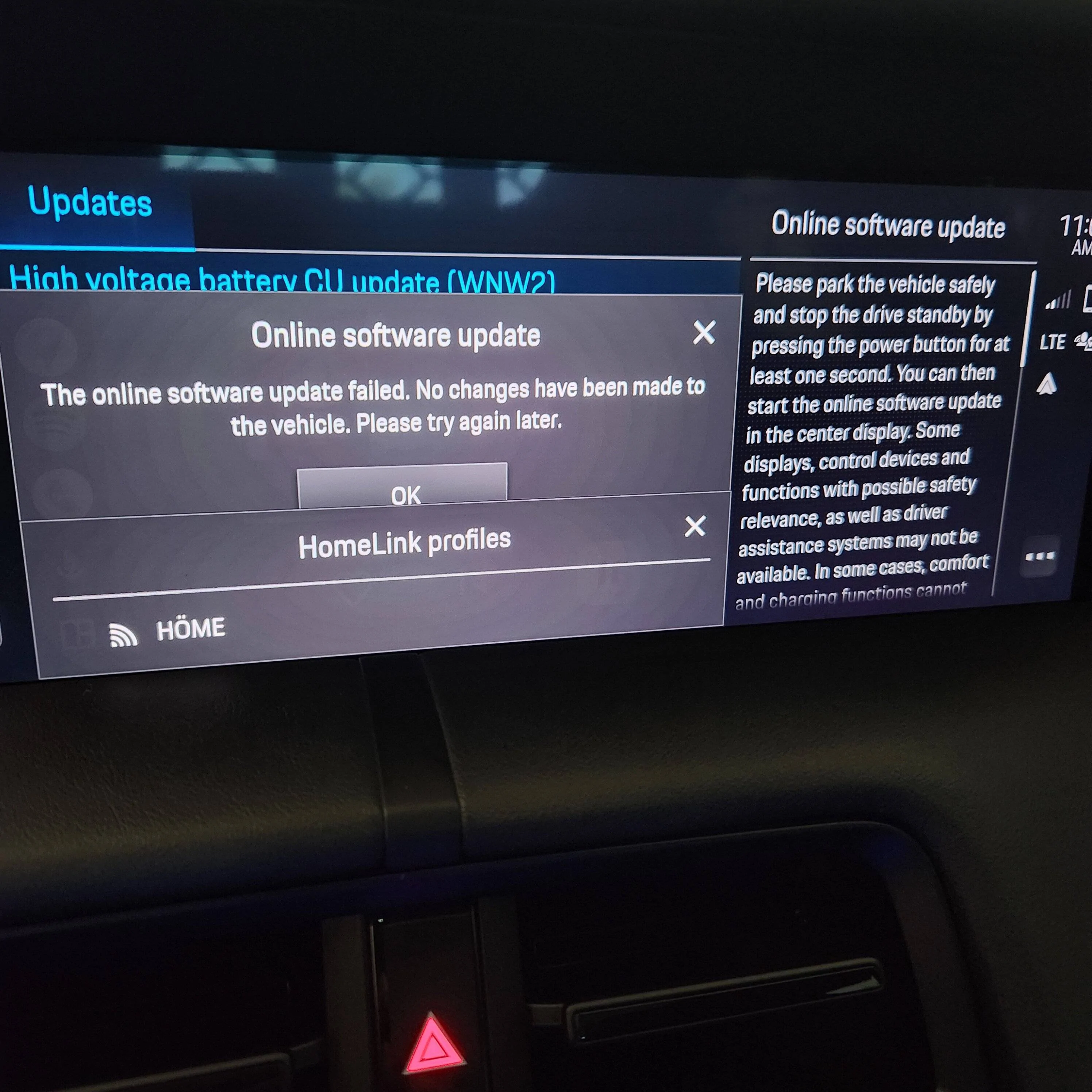 Porsche Taycan OTA Software Update (July 17, 2023)! 20230722_110705