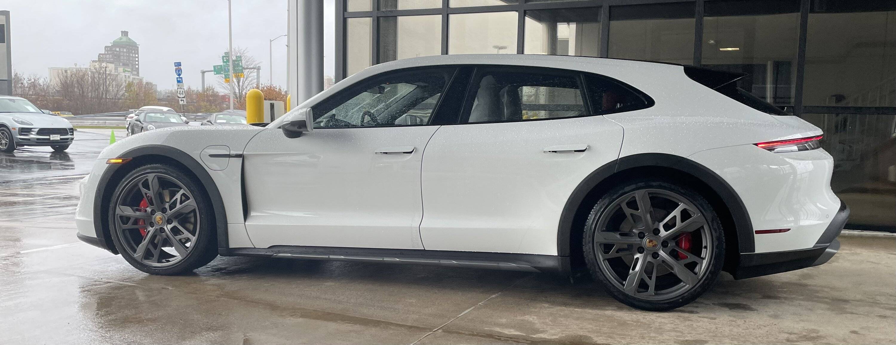 Porsche Taycan Tinting glass that already has noise insulated factory option IMG_3287