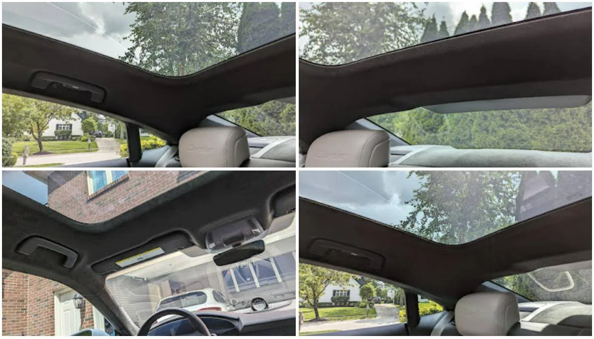 Porsche Taycan Tinting glass that already has noise insulated factory option 1690151300757