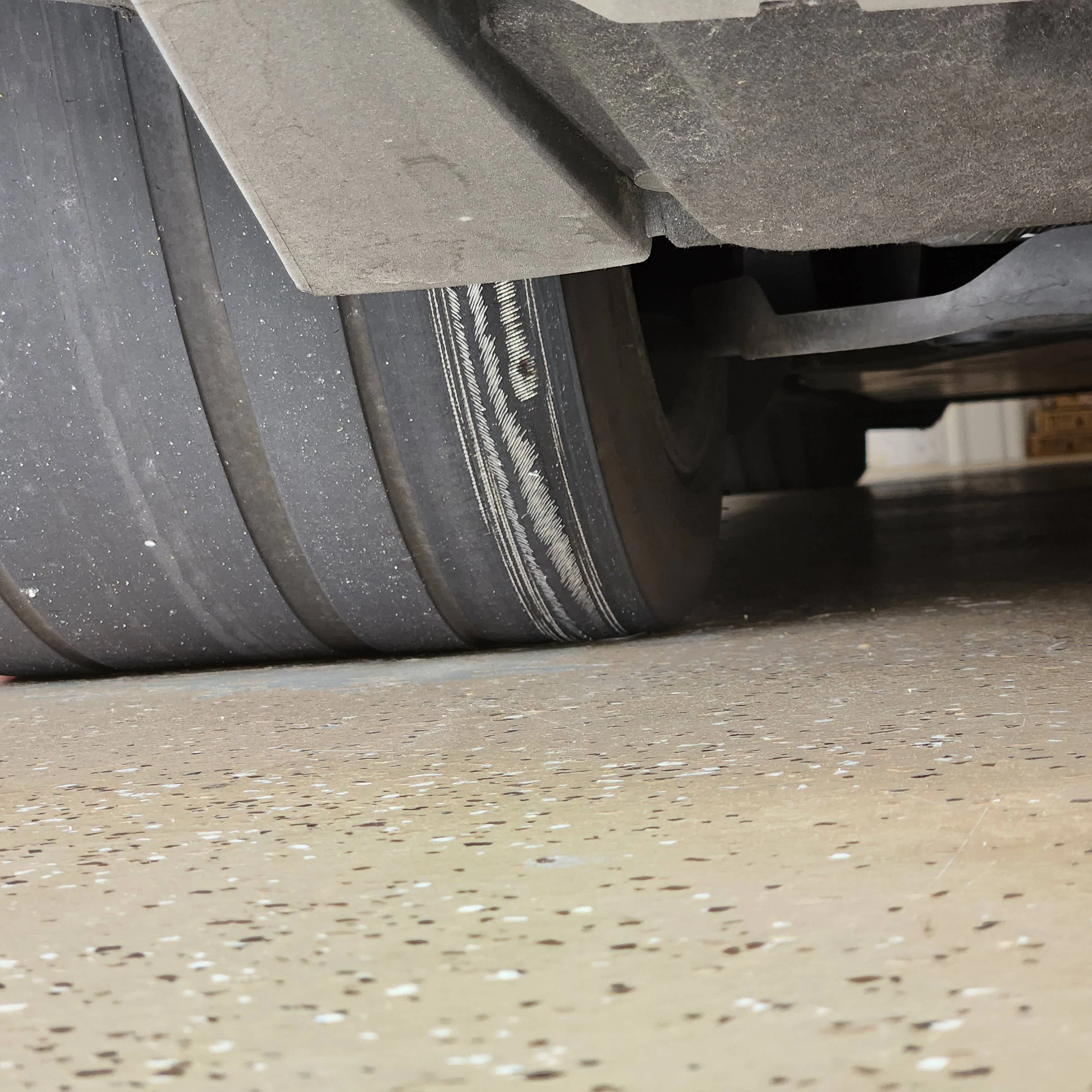 Porsche Taycan New tires at 4657 miles? right