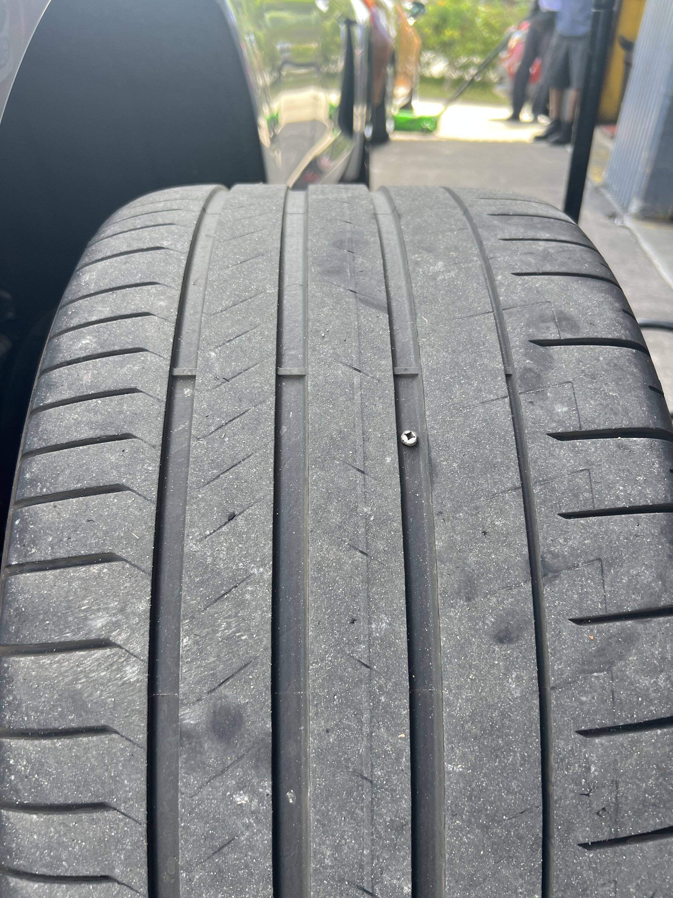 Porsche Taycan New tires at 4657 miles? IMG_6965