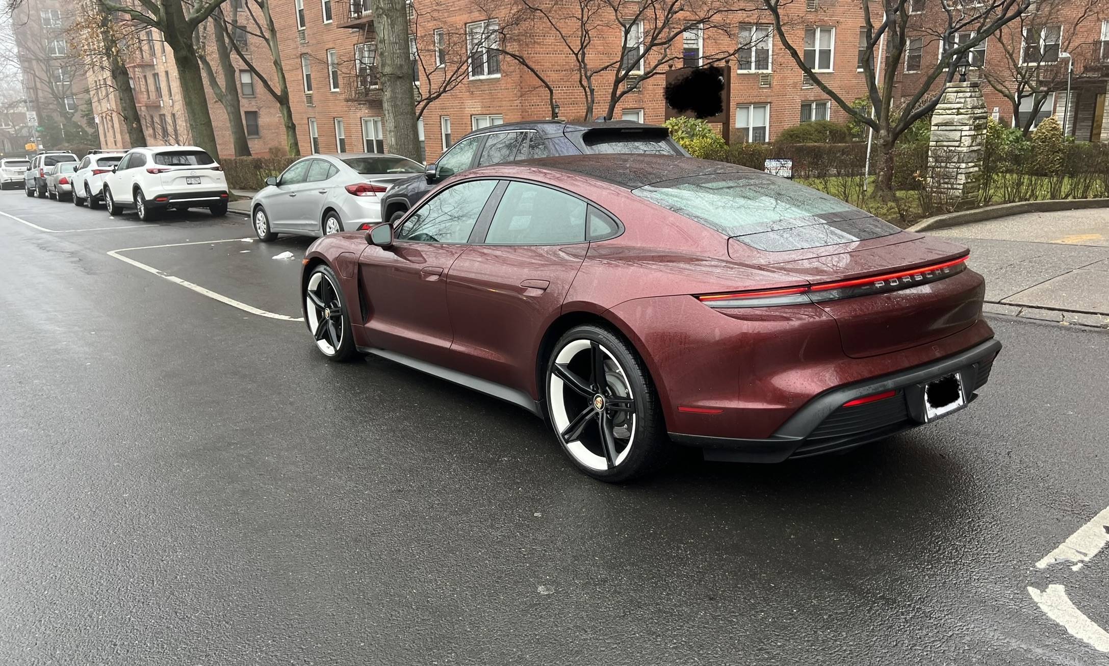 Porsche Taycan Selling 2022 Cherry Metallic Taycan IMG_0843