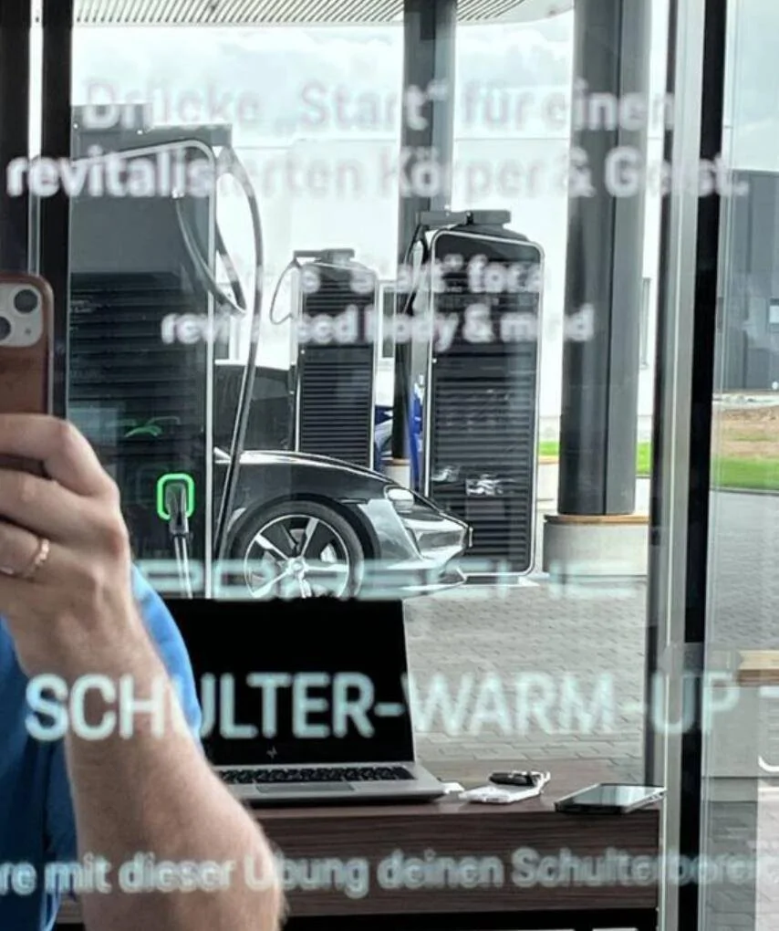 Porsche Taycan First Porsche Charging Lounge opens in Germany 1690608665994