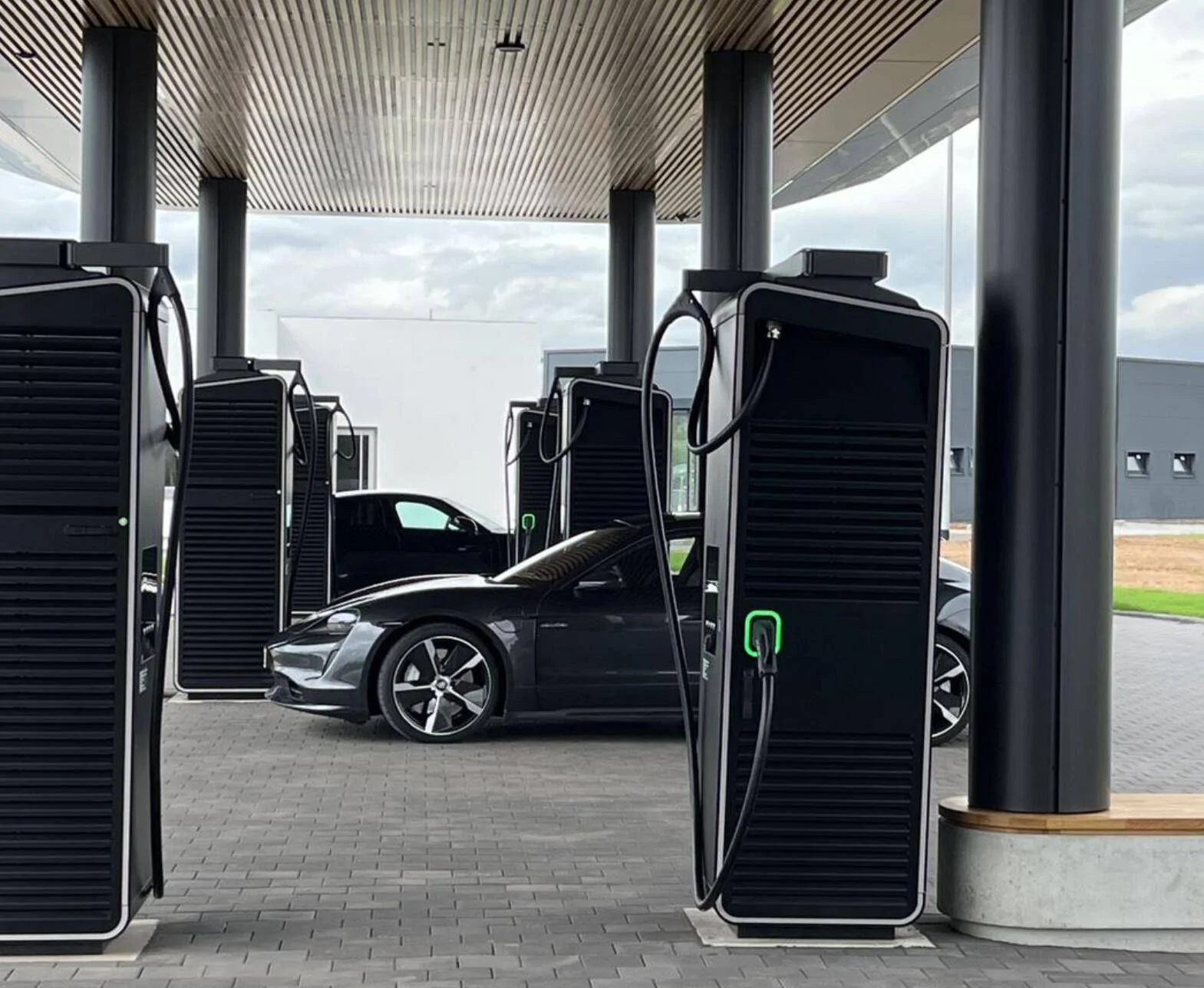 Porsche Taycan First Porsche Charging Lounge opens in Germany 1690608700918