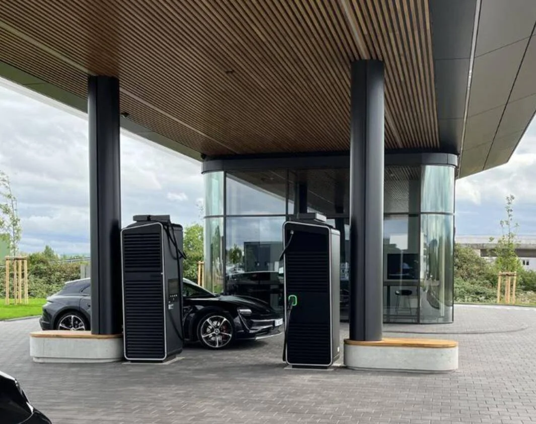 Porsche Taycan First Porsche Charging Lounge opens in Germany 1690608748183