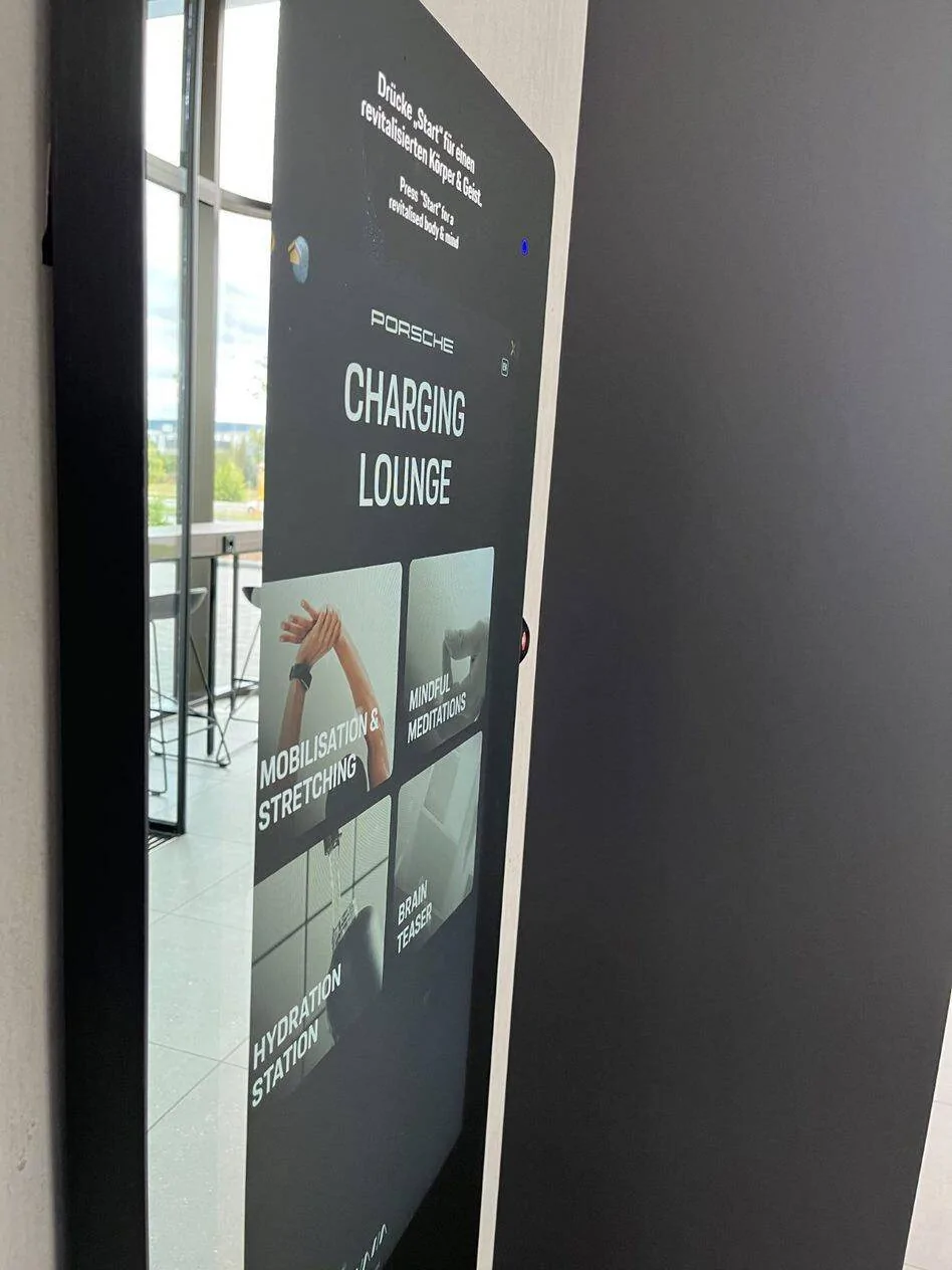 Porsche Taycan First Porsche Charging Lounge opens in Germany 1690608828393