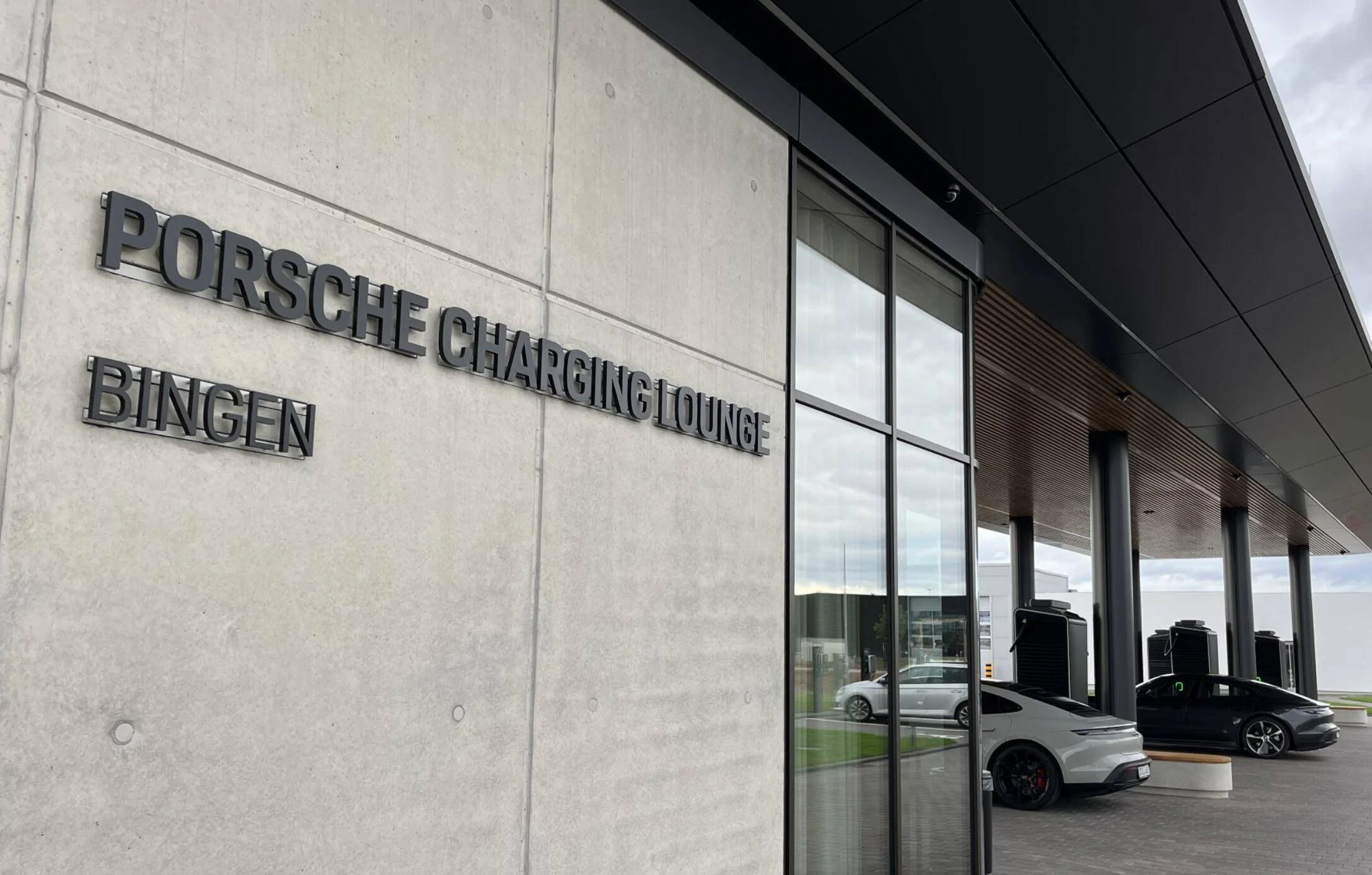 Porsche Taycan First Porsche Charging Lounge opens in Germany 1690608867126