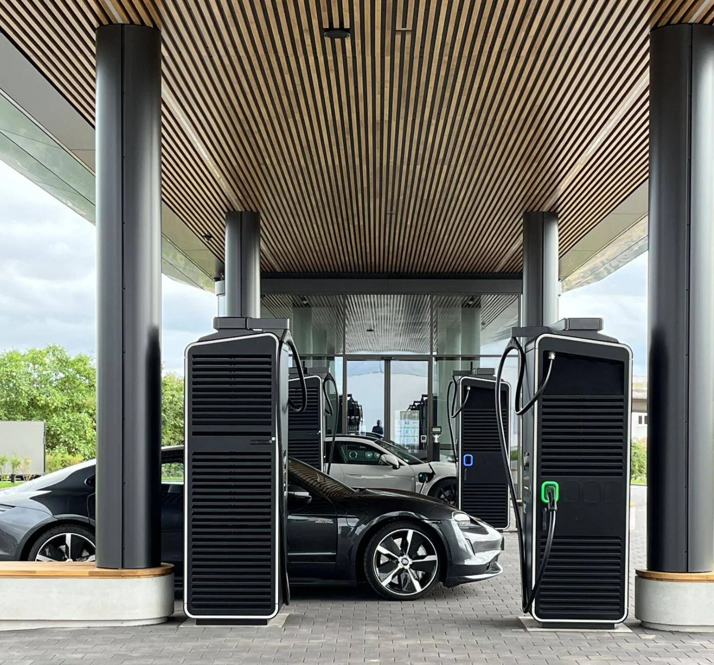 Porsche Taycan First Porsche Charging Lounge opens in Germany 1690609006125