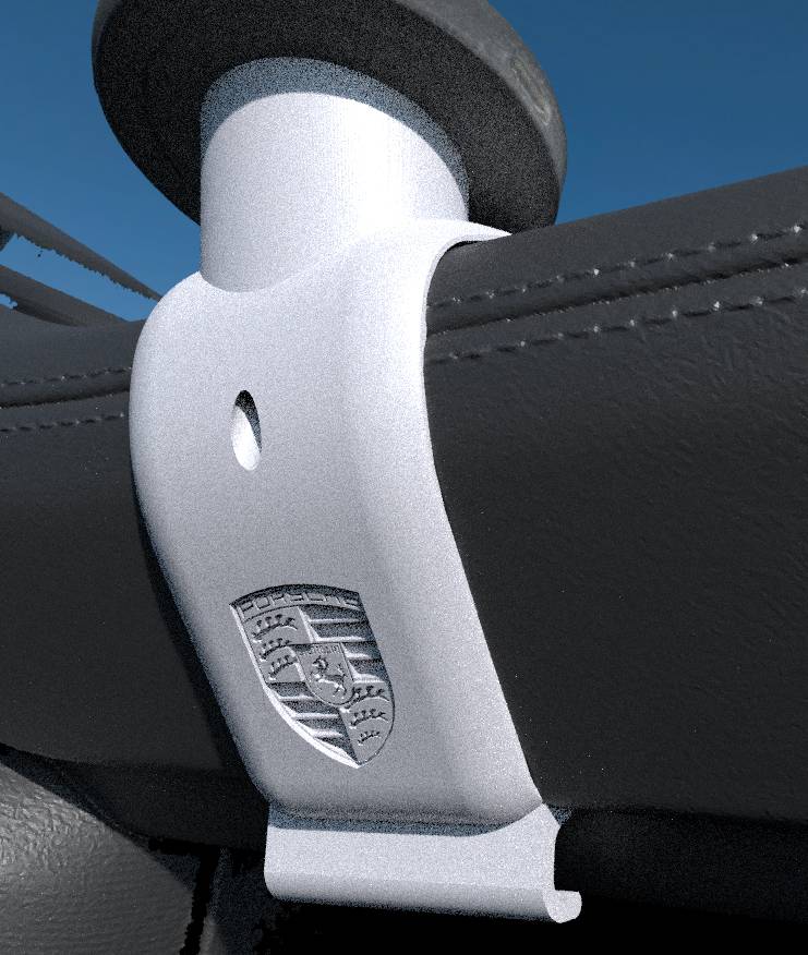 Porsche Taycan 3D Printed Charger/Phone holder Update for Apple MagSafe & iSetchi (STLs included) ... Taycan6
