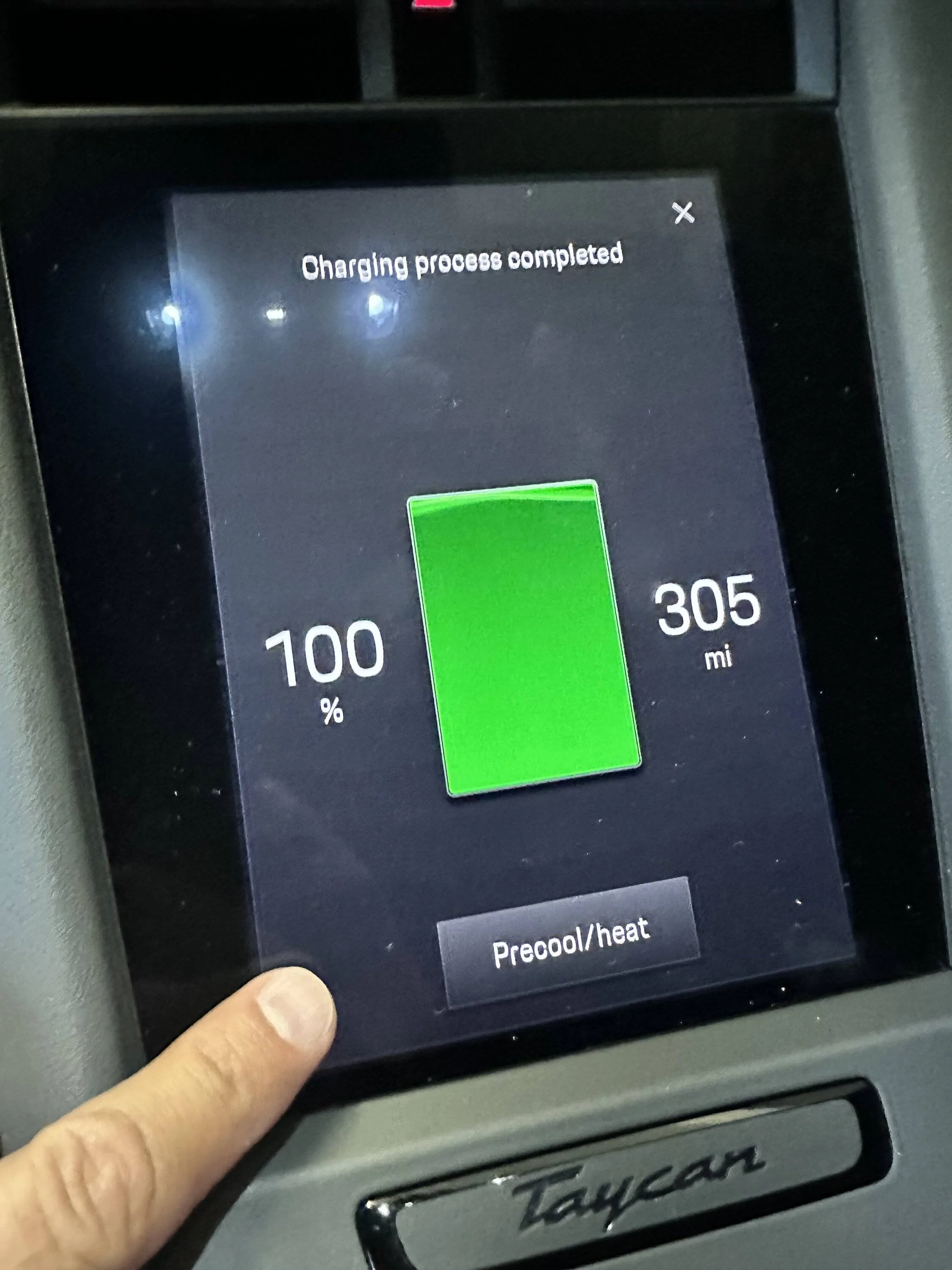 Porsche Taycan Direct charging option missing on screen IMG_2939