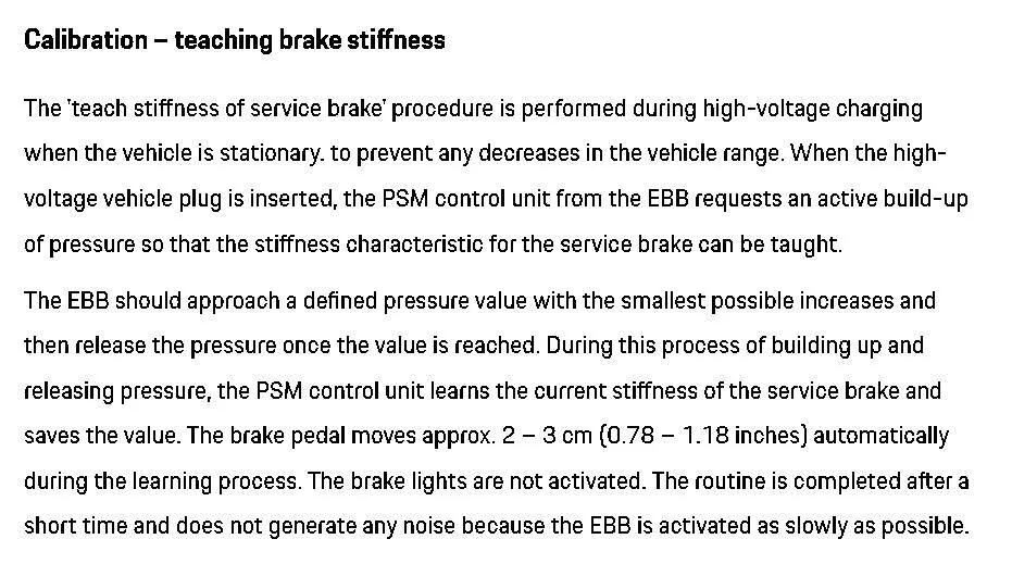 Porsche Taycan Brake wear vs. frequency of charging 1690885043749