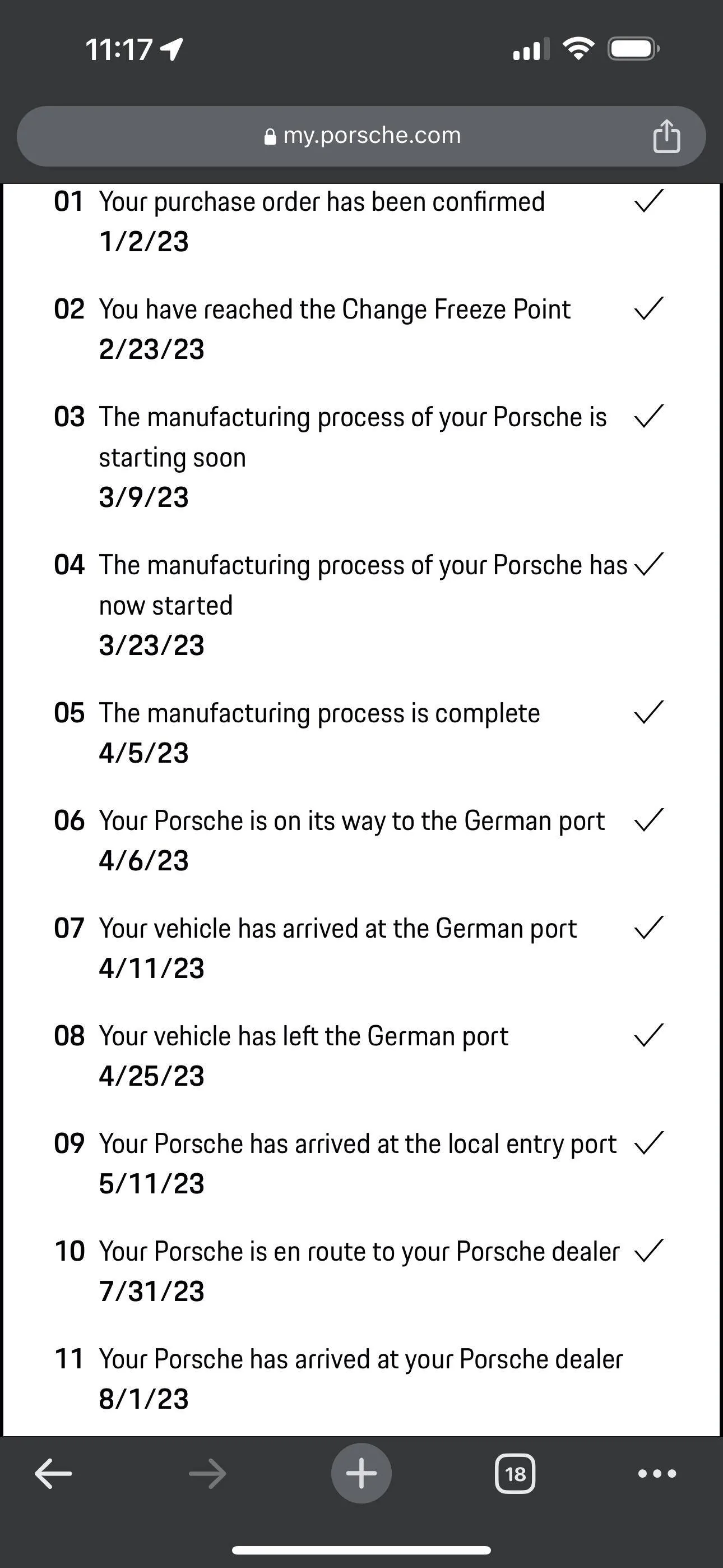 Porsche Taycan August 2023 Deliveries IMG_6884