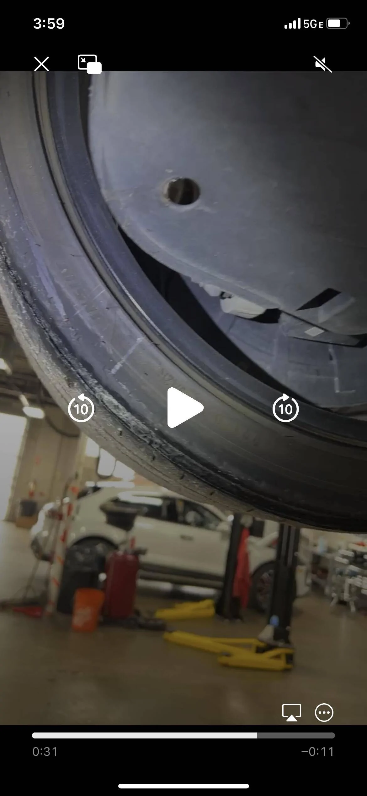 Porsche Taycan Taycan Problem - potential catastrophic tire failure IMG_4290