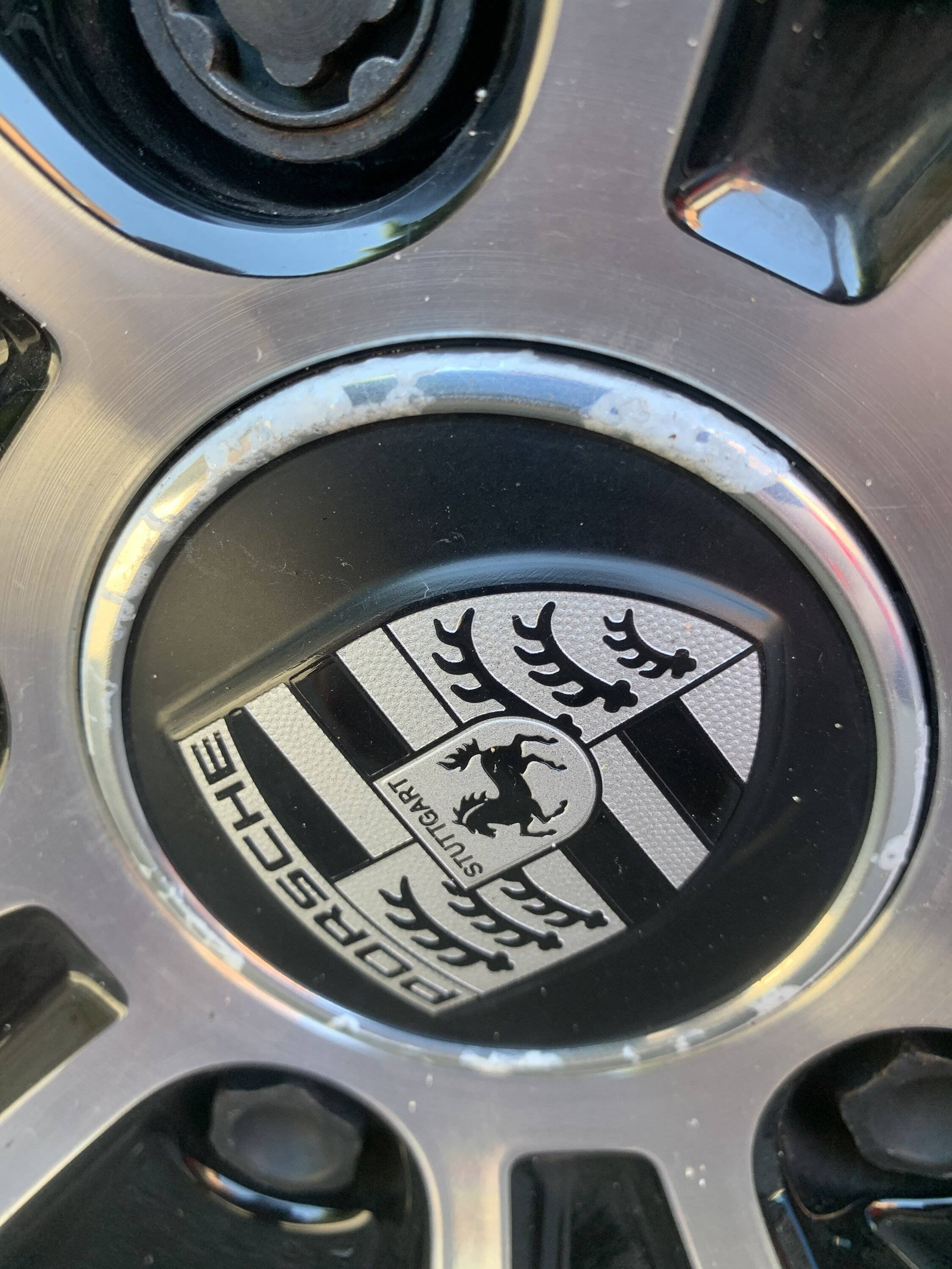 Porsche Taycan Corroding Wheel Centre Caps image