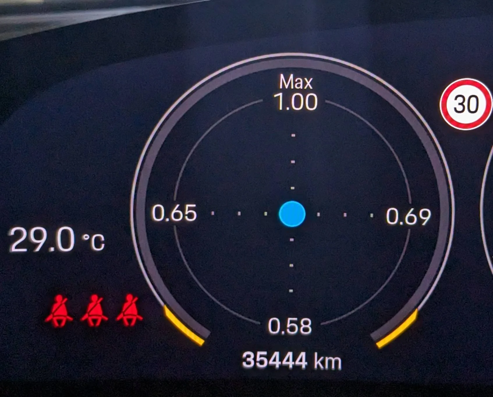 Porsche Taycan kick-off what is your g-power record? PXL_20230812_131421249~2