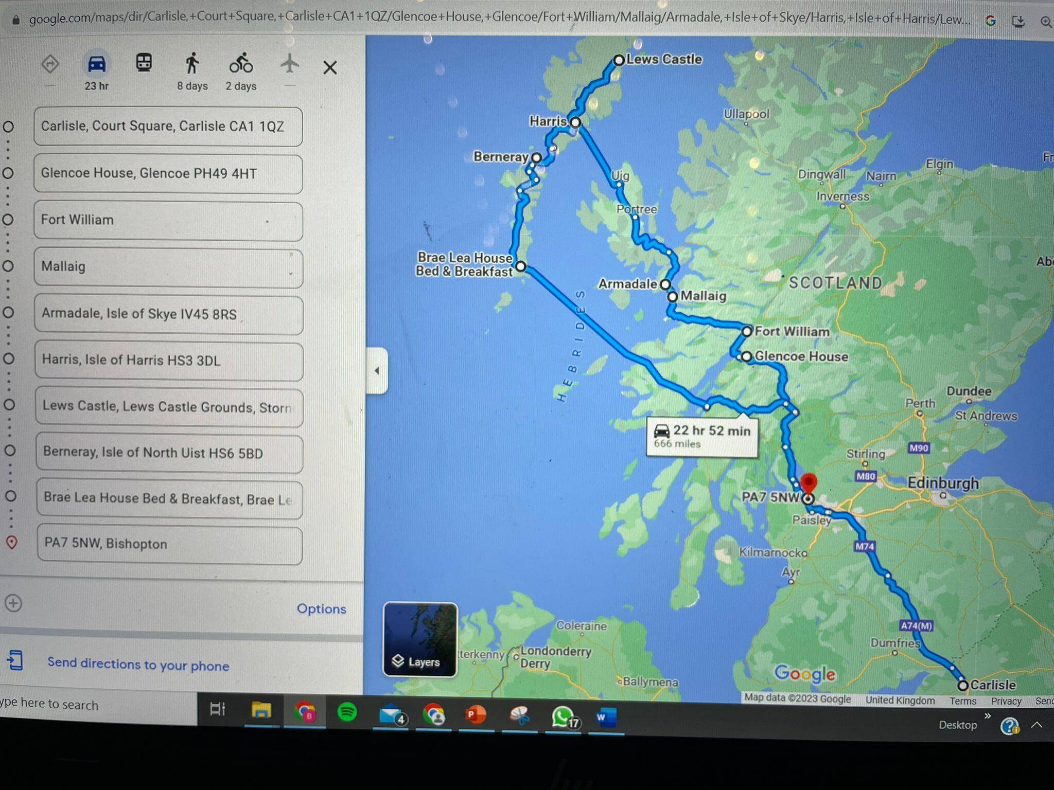 Porsche Taycan Taycan in the Scottish Highlands and Islands 1692117555160