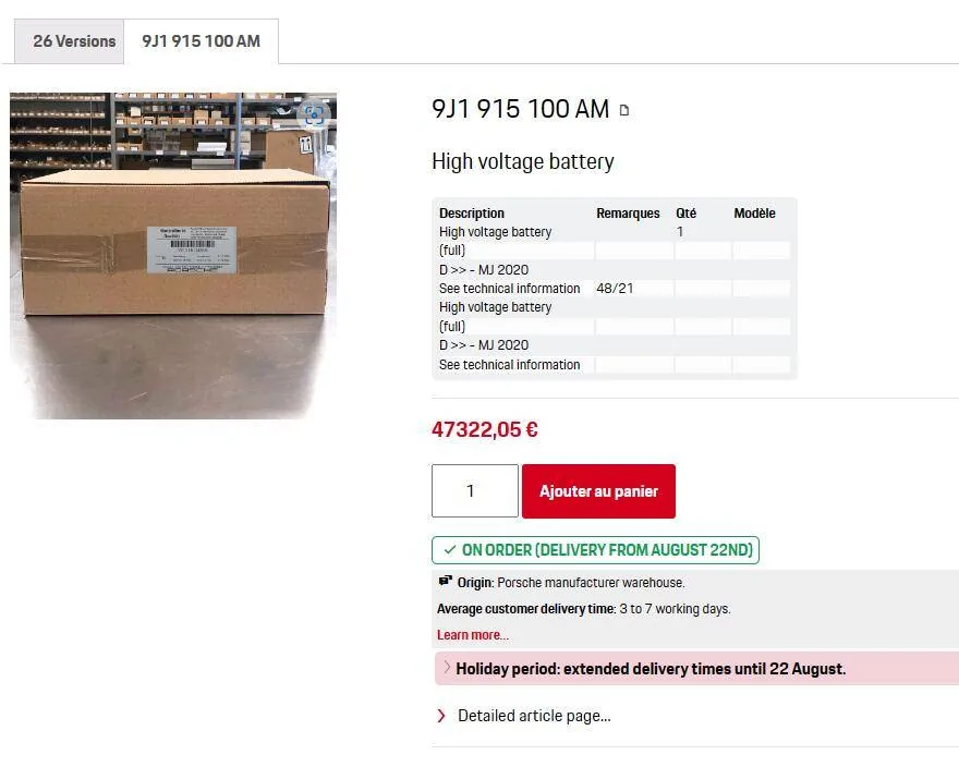 Porsche Taycan Road Damage = $50K Battery Repair 1692299260402