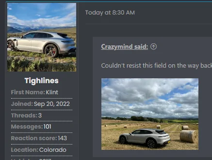 Porsche Taycan You know it’s the right car when… 1692637335271