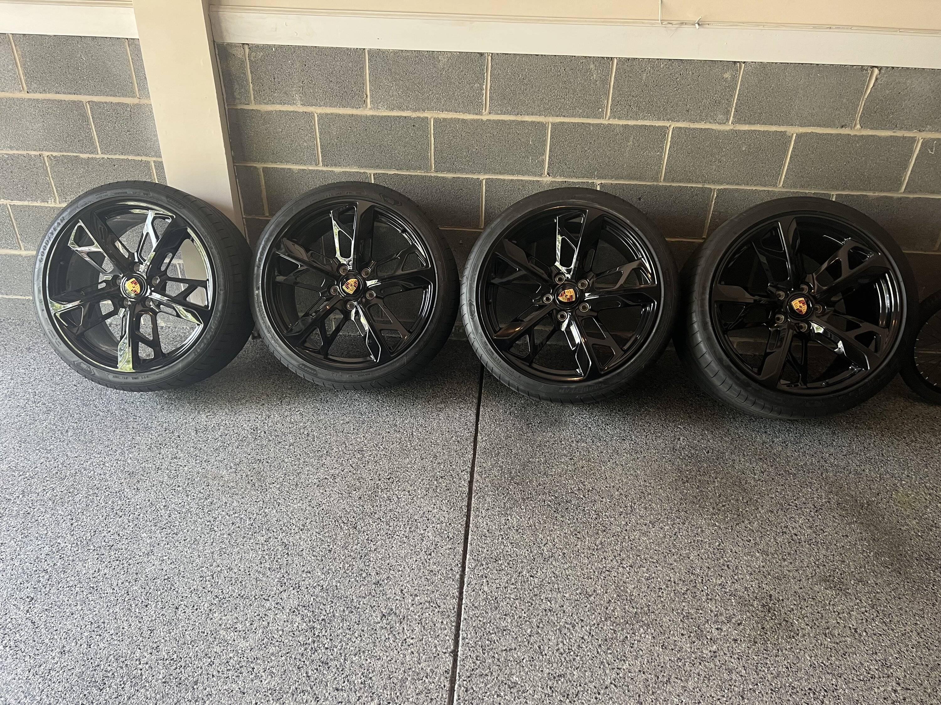 Porsche Taycan UPDATE: (No longer for sale) Porsche Taycan Cross Turismo OEM 21 inch CT Design wheels with Summer tires (NC, USA) IMG_2023
