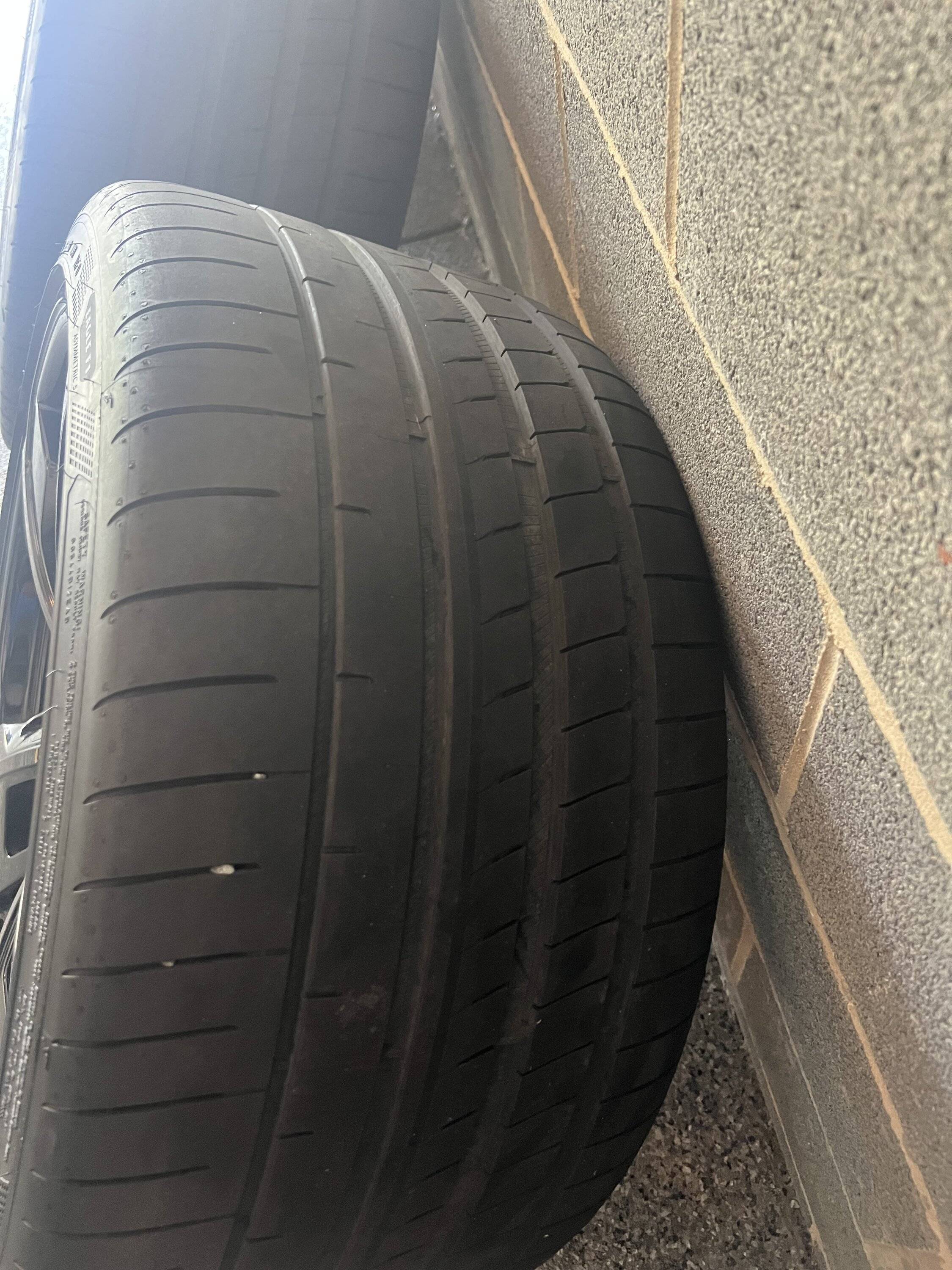 Porsche Taycan UPDATE: (No longer for sale) Porsche Taycan Cross Turismo OEM 21 inch CT Design wheels with Summer tires (NC, USA) IMG_2027