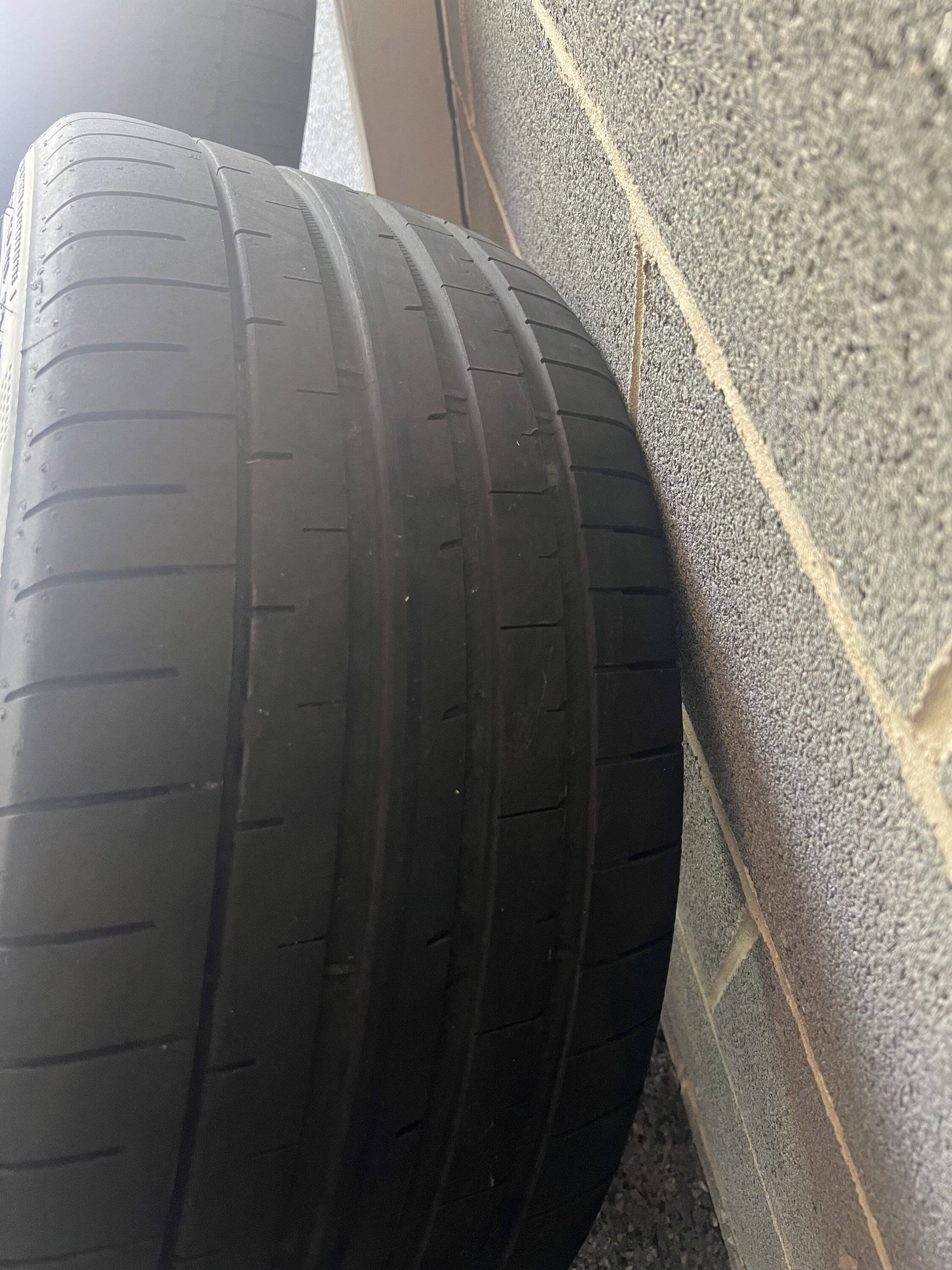 Porsche Taycan UPDATE: (No longer for sale) Porsche Taycan Cross Turismo OEM 21 inch CT Design wheels with Summer tires (NC, USA) IMG_2028