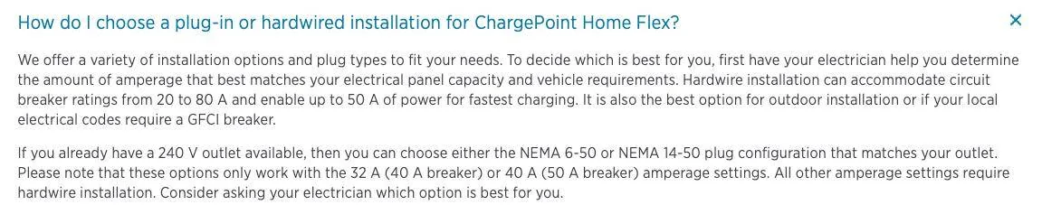 Porsche Taycan ChargePoint Flex (hardwire) Tech Question Screenshot 2023-08-22 at 9.25.31 AM