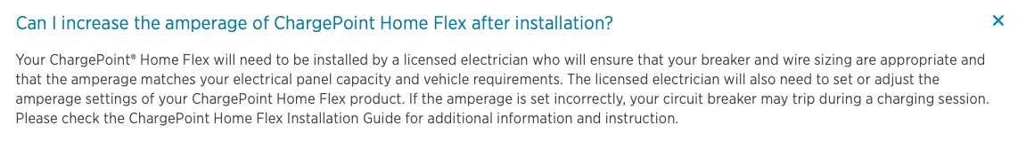 Porsche Taycan ChargePoint Flex (hardwire) Tech Question Screenshot 2023-08-22 at 9.27.48 AM
